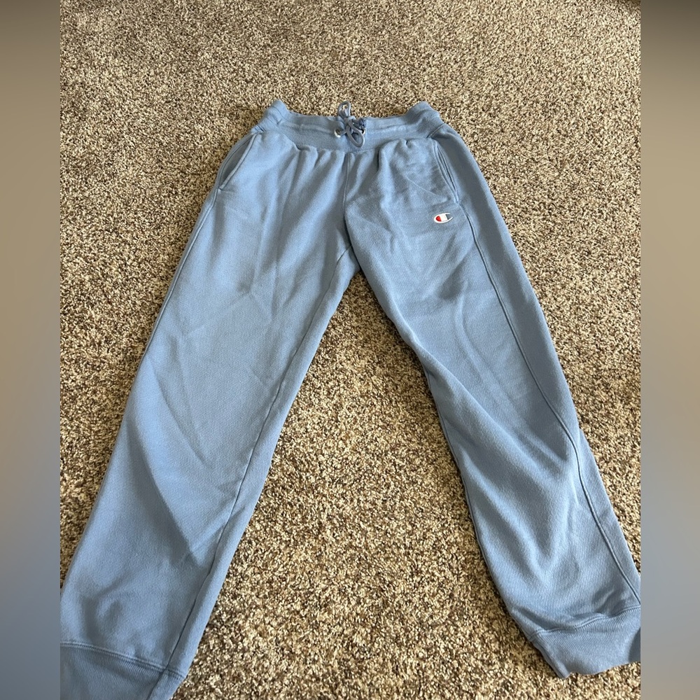Light blue champion jogger pants